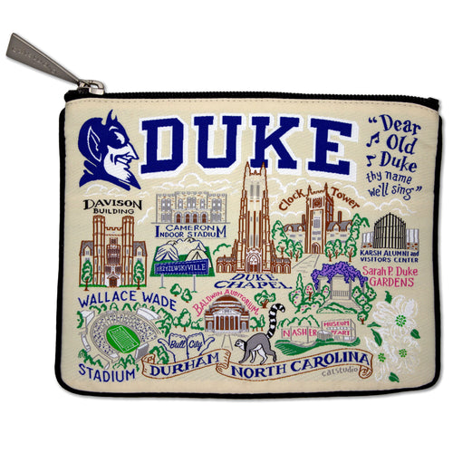Duke University Collegiate Zip Pouch Pouch catstudio 