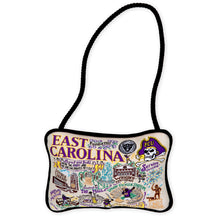 Load image into Gallery viewer, East Carolina University Collegiate Mini Pillow Ornament Mini Pillow catstudio
