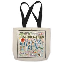 Load image into Gallery viewer, Finger Lakes Tote Bag Canvas Tote Bag catstudio 
