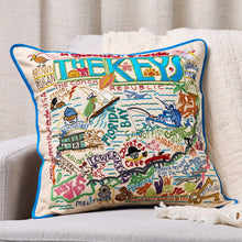Load image into Gallery viewer, Florida Keys Hand-Embroidered Pillow Pillow catstudio 

