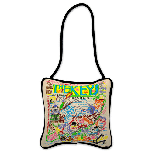 Florida keys Mini PIllow Ornament Mini Pillow catstudio 