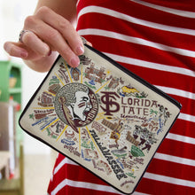 Load image into Gallery viewer, Florida State University Zip Pouch Pouch catstudio
