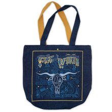 Load image into Gallery viewer, Fort Worth Denim Tote Bag Denim Tote Bag catstudio 
