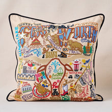 Load image into Gallery viewer, Fort Worth Hand-Embroidered Pillow Pillow catstudio 
