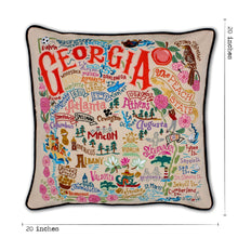 Load image into Gallery viewer, Georgia Hand-Embroidered Pillow Pillow catstudio 

