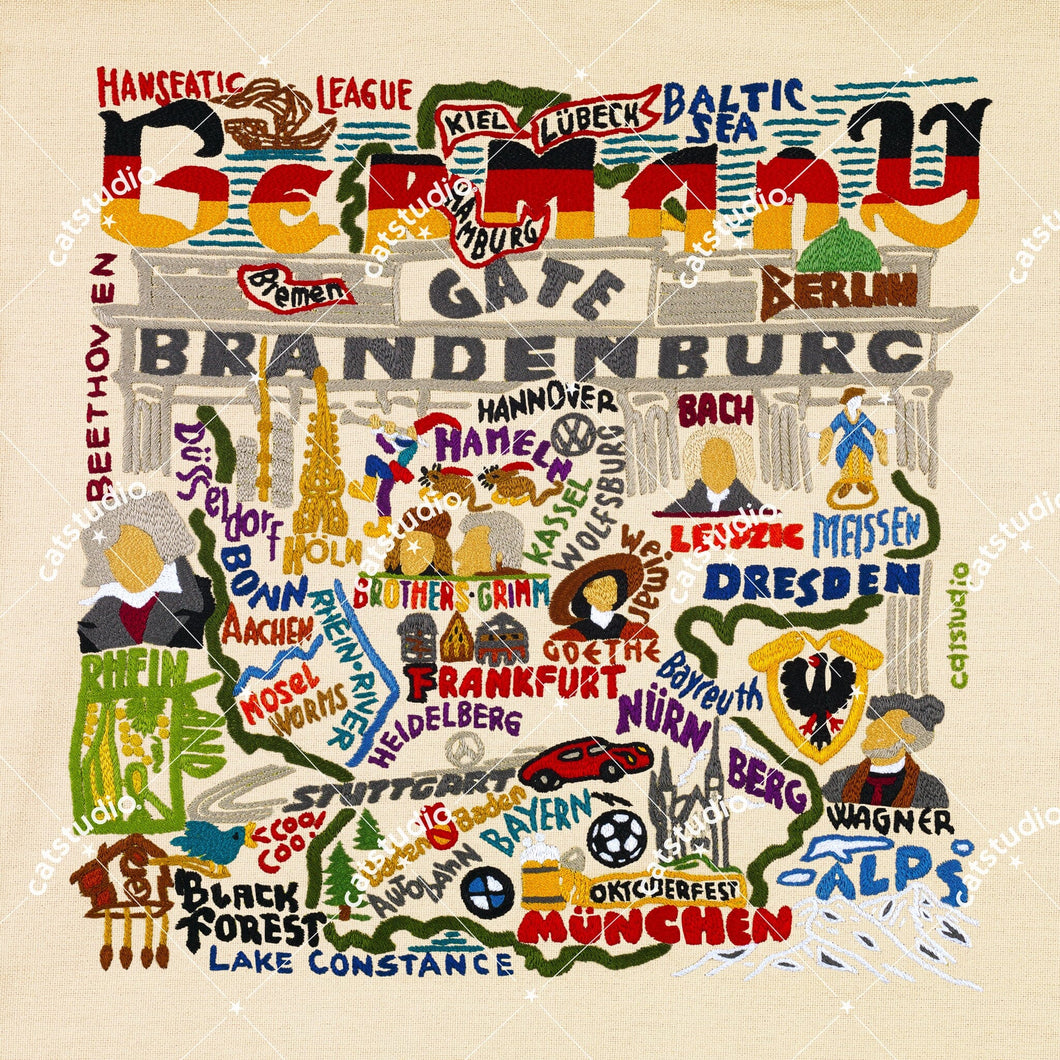 Germany Fine Art Print Art Print catstudio