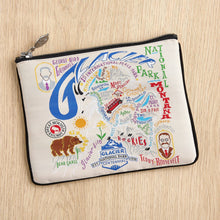 Load image into Gallery viewer, Glacier Zip Pouch - Natural Pouch catstudio 
