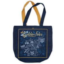 Load image into Gallery viewer, Golden Isles Denim Tote Bag Denim Tote Bag catstudio 
