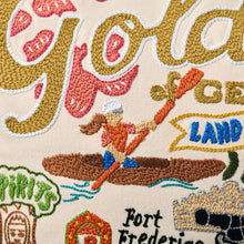 Load image into Gallery viewer, Golden Isles Hand-Embroidered Pillow Pillow catstudio 
