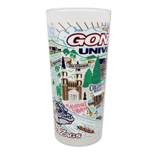 Load image into Gallery viewer, Gonzaga University Collegiate Drinking Glass Glass catstudio 
