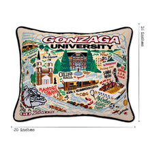Load image into Gallery viewer, Gonzaga University Collegiate Embroidered Pillow Pillow catstudio 
