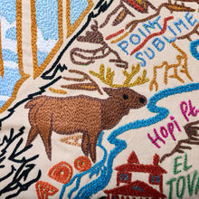 Load image into Gallery viewer, Grand Canyon Hand-Embroidered Pillow Pillow catstudio 

