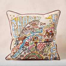 Load image into Gallery viewer, Grand Canyon Hand-Embroidered Pillow Pillow catstudio 
