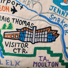 Load image into Gallery viewer, Grand Teton Hand-Embroidered Pillow Pillow catstudio 
