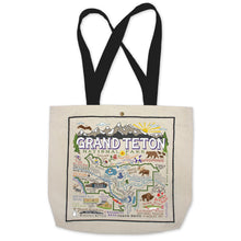 Load image into Gallery viewer, Grand Teton Tote Bag Canvas Tote Bag catstudio 
