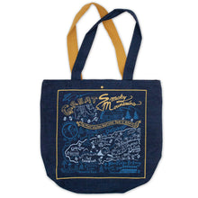 Load image into Gallery viewer, Great Smoky Mtns Denim Tote Bag Denim Tote Bag catstudio 
