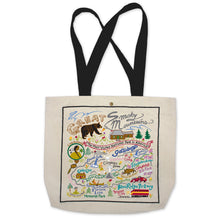Load image into Gallery viewer, Great Smoky Mtns Tote Bag Canvas Tote Bag catstudio 
