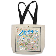 Load image into Gallery viewer, Greece Tote Bag Canvas Tote Bag catstudio 
