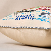 Load image into Gallery viewer, Hamptons Hand-Embroidered Pillow Pillow catstudio 
