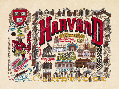 Harvard University Collegiate Fine Art Print Art Print catstudio 