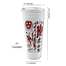 Load image into Gallery viewer, Harvard University Collegiate Thermal Tumbler in White - Limited Edition! Thermal Tumbler catstudio
