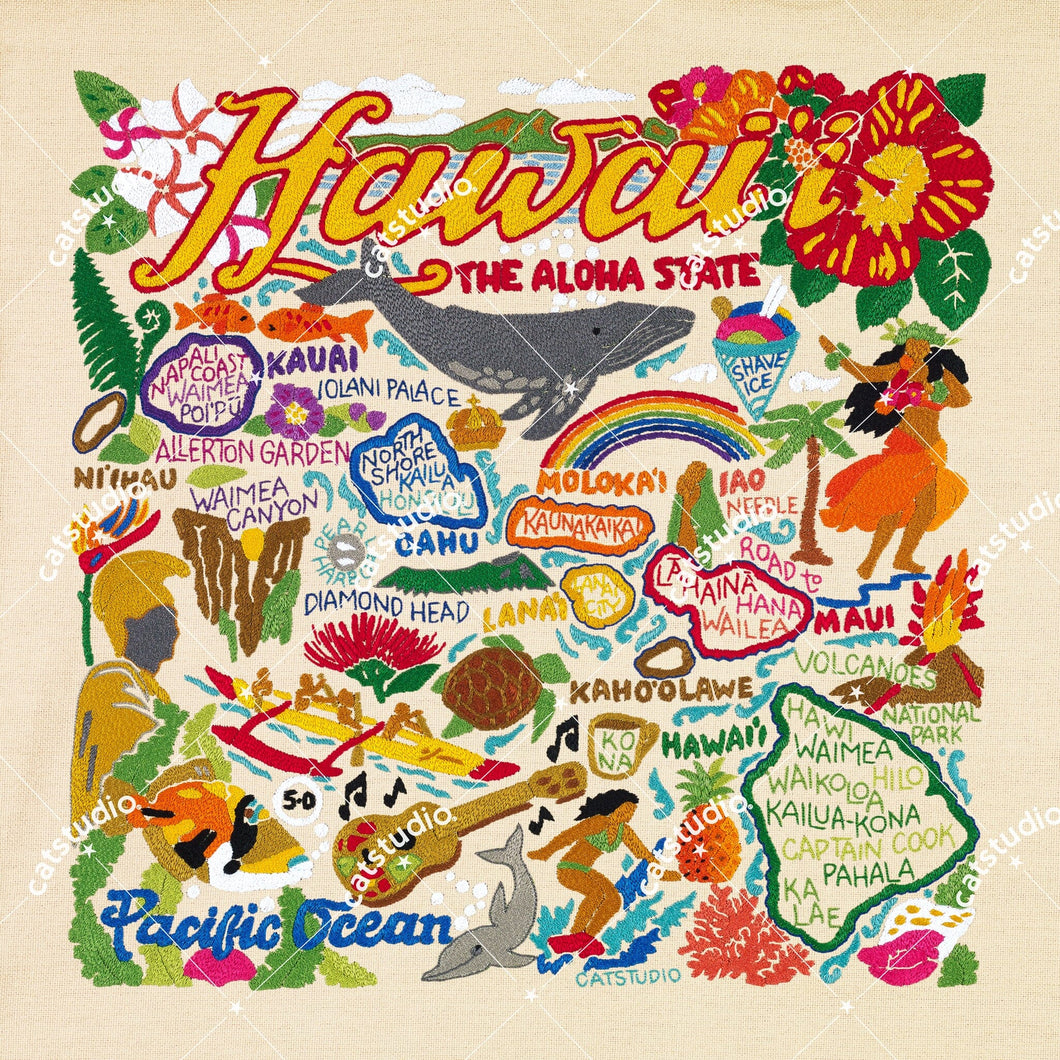 Hawaiian Isles Fine Art Print Art Print catstudio