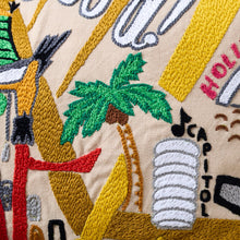 Load image into Gallery viewer, Hollywood Hand-Embroidered Pillow Pillow catstudio 
