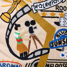 Load image into Gallery viewer, Hollywood Hand-Embroidered Pillow Pillow catstudio 
