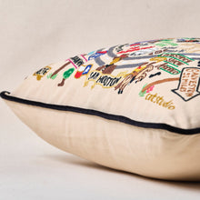 Load image into Gallery viewer, Houston Hand-Embroidered Pillow Pillow catstudio 
