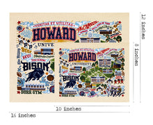 Load image into Gallery viewer, Howard University Collegiate Fine Art Print Art Print catstudio
