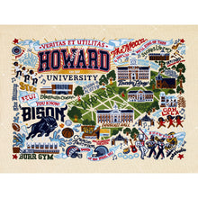 Load image into Gallery viewer, Howard University Collegiate Fine Art Print Art Print catstudio
