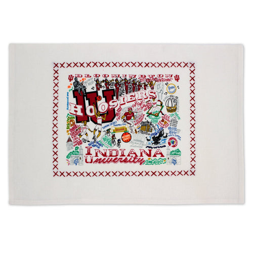 Indiana University Collegiate Dish Towel Dish Towel catstudio 