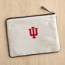 Load image into Gallery viewer, Indiana University Collegiate Zip Pouch Pouch catstudio 

