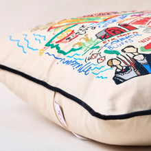 Load image into Gallery viewer, Iowa Hand-Embroidered Pillow Pillow catstudio 
