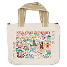 Load image into Gallery viewer, Iowa State University Collegiate Tote Bag Collegiate Collegiate Tote Bag catstudio 
