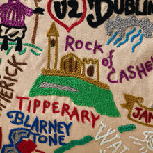 Load image into Gallery viewer, Ireland Hand-Embroidered Pillow Pillow catstudio 
