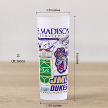 Load image into Gallery viewer, James Madison University Collegiate Shot Glass Shot Glass catstudio 
