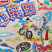 Load image into Gallery viewer, Jersey Shore Embroidered Pillow Pillow catstudio 
