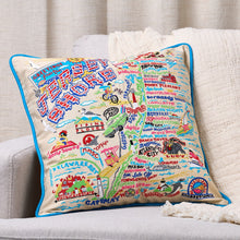 Load image into Gallery viewer, Jersey Shore Embroidered Pillow Pillow catstudio 
