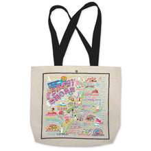 Load image into Gallery viewer, Jersey Shore Tote Bag Canvas Tote Bag catstudio 
