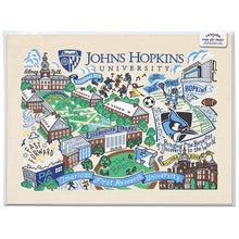 Load image into Gallery viewer, Johns Hopkins University Collegiate Fine Art Print Art Print catstudio
