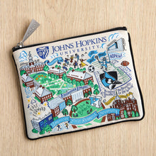 Load image into Gallery viewer, Johns Hopkins University Collegiate Zip Pouch Pouch catstudio 
