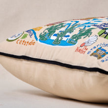 Load image into Gallery viewer, Kansas City Hand-Embroidered Pillow Pillow catstudio 
