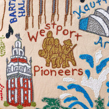Load image into Gallery viewer, Kansas City Hand-Embroidered Pillow Pillow catstudio 
