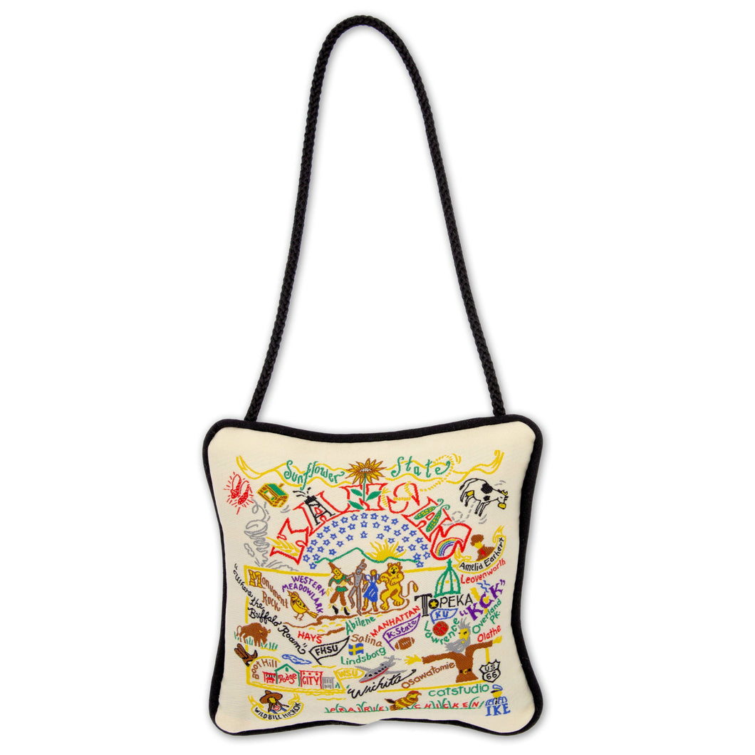 Kansas woven Mini Pillow Ornament by catstudio