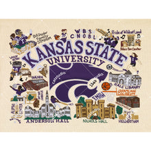 Load image into Gallery viewer, Kansas State University Collegiate Fine Art Print Art Print catstudio
