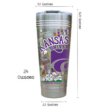 Load image into Gallery viewer, Kansas State University Collegiate Thermal Tumbler Thermal Tumbler catstudio
