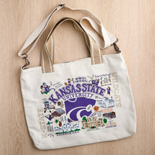 Load image into Gallery viewer, Kansas State University Collegiate Tote Bag Collegiate Collegiate Tote Bag catstudio 
