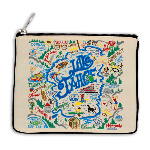 Lake Tahoe Zip Pouch Pouch catstudio