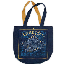 Load image into Gallery viewer, Little Rock Denim Tote Bag Denim Tote Bag catstudio 
